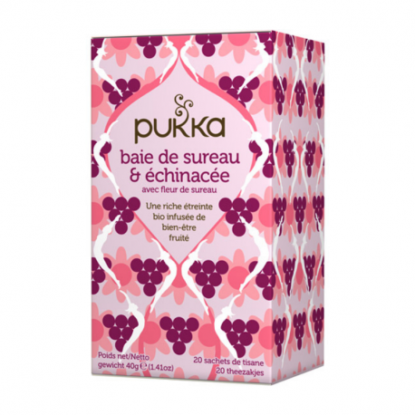 Infusion Baie De Sureau Echinacée 20 Sachets Bio